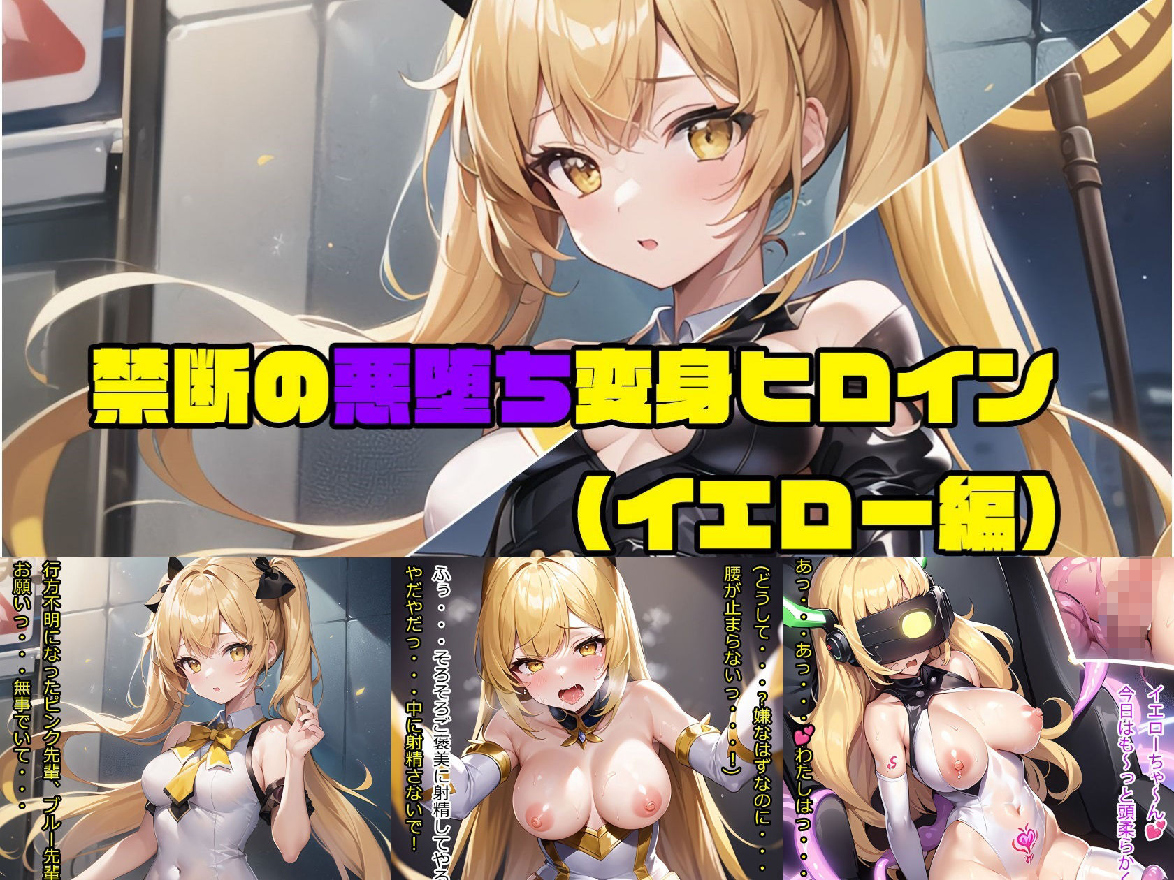 サンプル画像3:【総770枚以上】NaruMinix2023年禁断の悪堕ち変身ヒロイン総集編（AIArt）(NaruMinix) [d_319429]