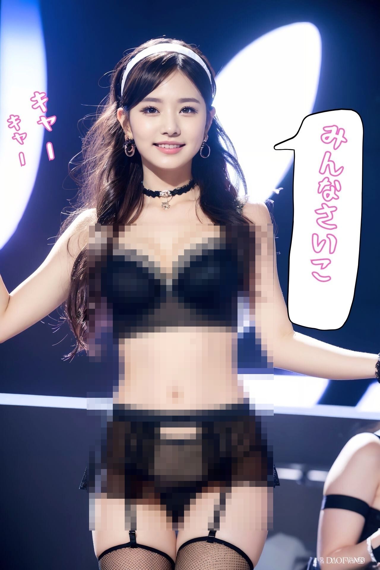 サンプル画像6:スーパーアイドルステージ パンチラ編(美女コレクション) [d_319561]