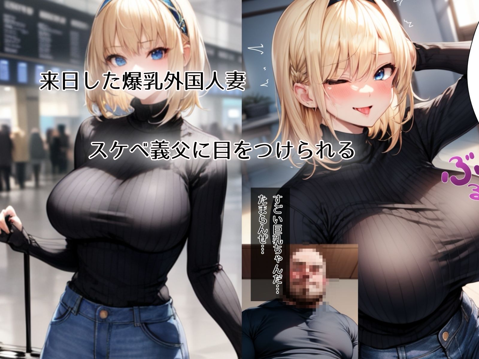 サンプル画像1:爆乳外国人妻寝取られ異文化交流(bbの部屋) [d_319572]