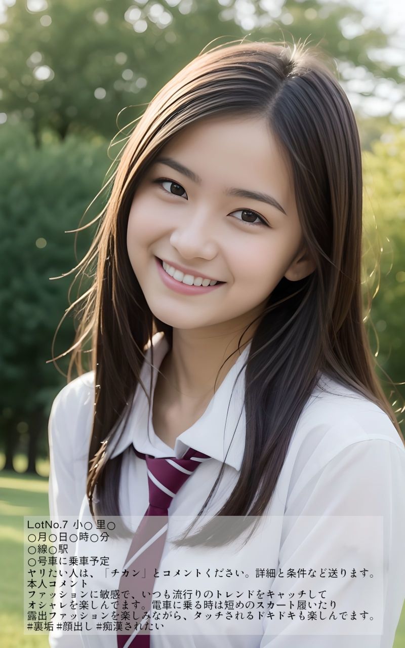 サンプル画像1:女子校生IN痴●電車SNSにひそむ罠（ストーリー付）第四集(非日常ビタミン) [d_319606]