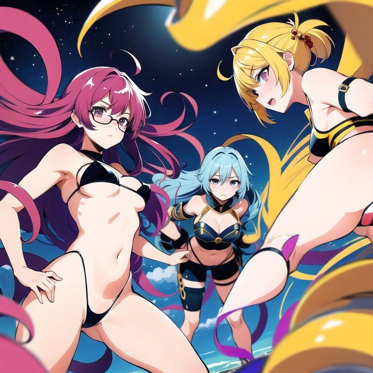 サンプル画像6:【微エロ】触手に襲われた美女コレクション（204枚・シチュ多数）(満点星) [d_319733]