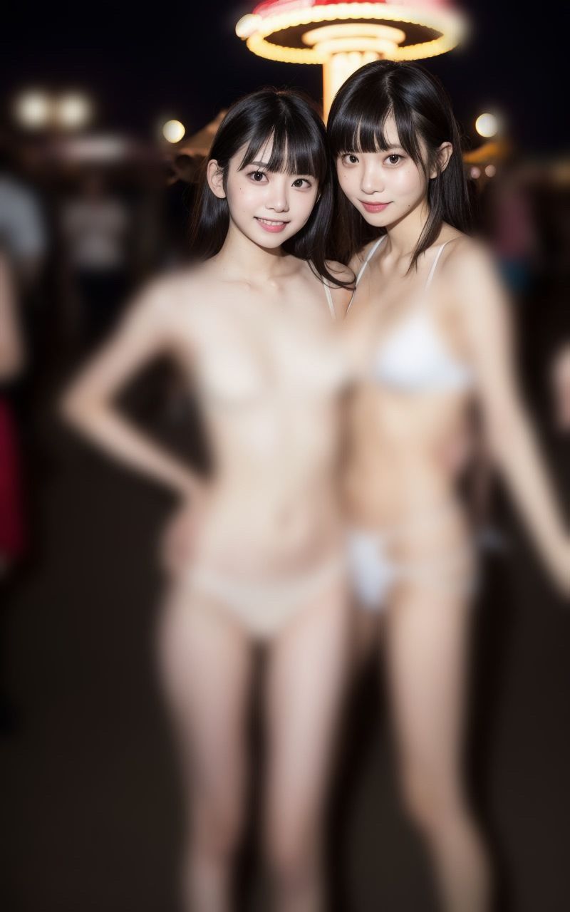 サンプル画像2:遊園地で露出する気持ちいいよ（笑）(ぬるまゆサンデー) [d_319836]