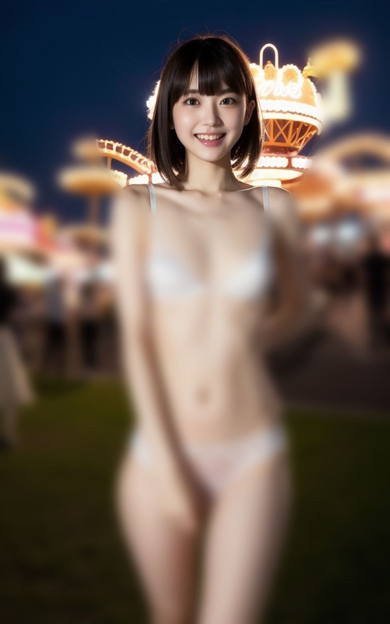 サンプル画像3:遊園地で露出する気持ちいいよ（笑）(ぬるまゆサンデー) [d_319836]