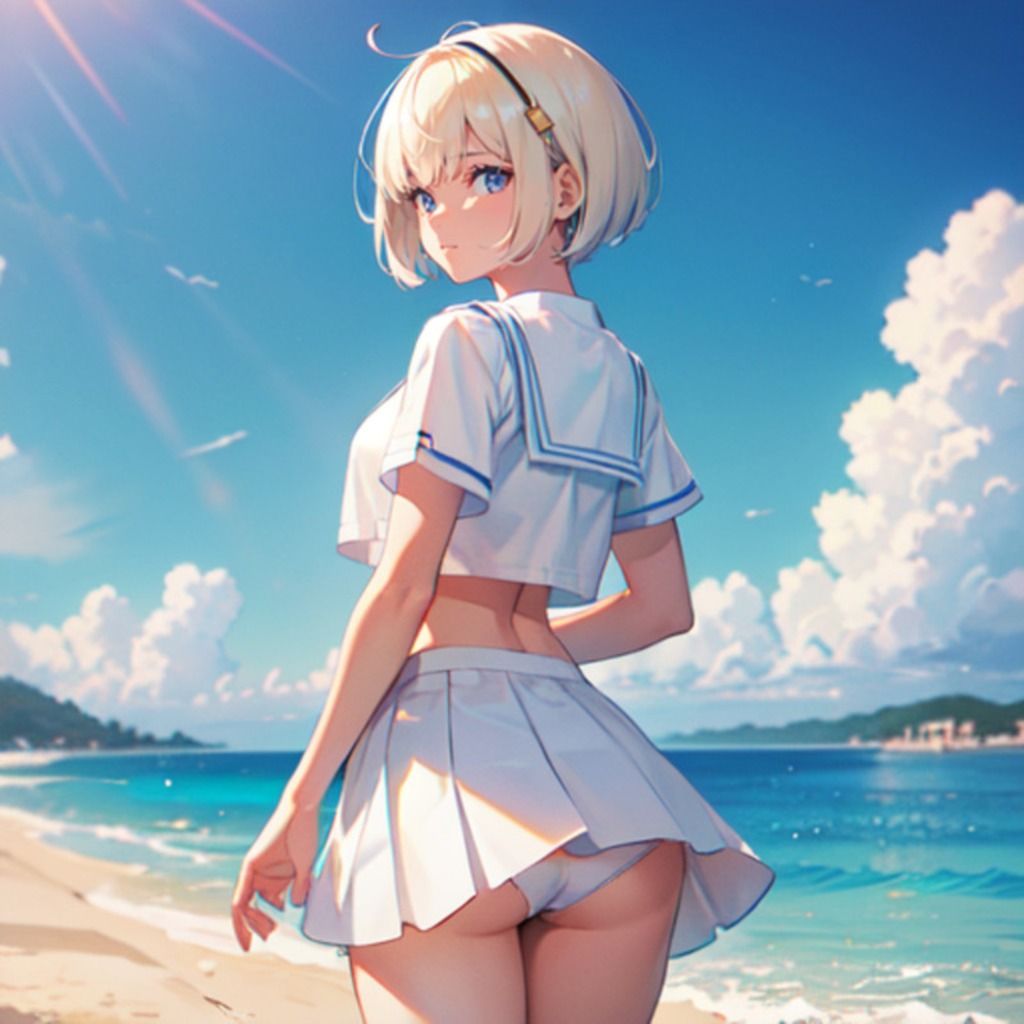 サンプル画像4:制服少女 夏服編(CatsOnStage) [d_320030]