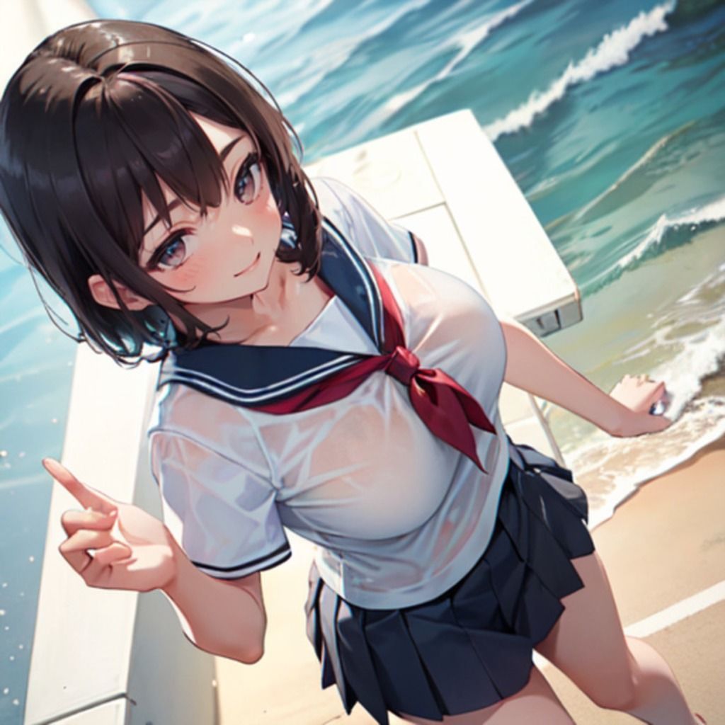 サンプル画像3:制服少女 夏服編2(CatsOnStage) [d_320036]