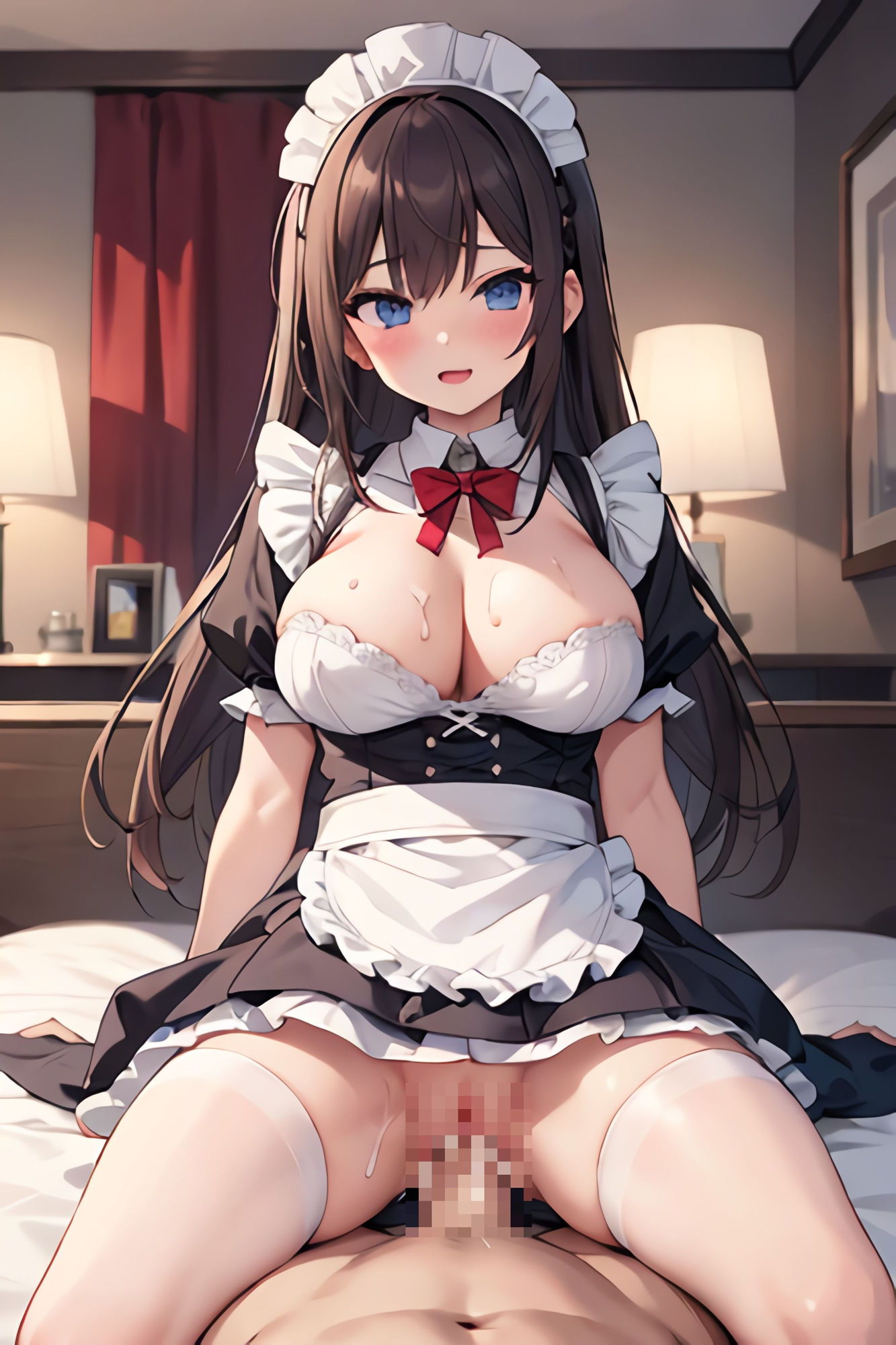 サンプル画像2:メイドさん、中出しご奉仕(ターゲットノ女AI) [d_320052]