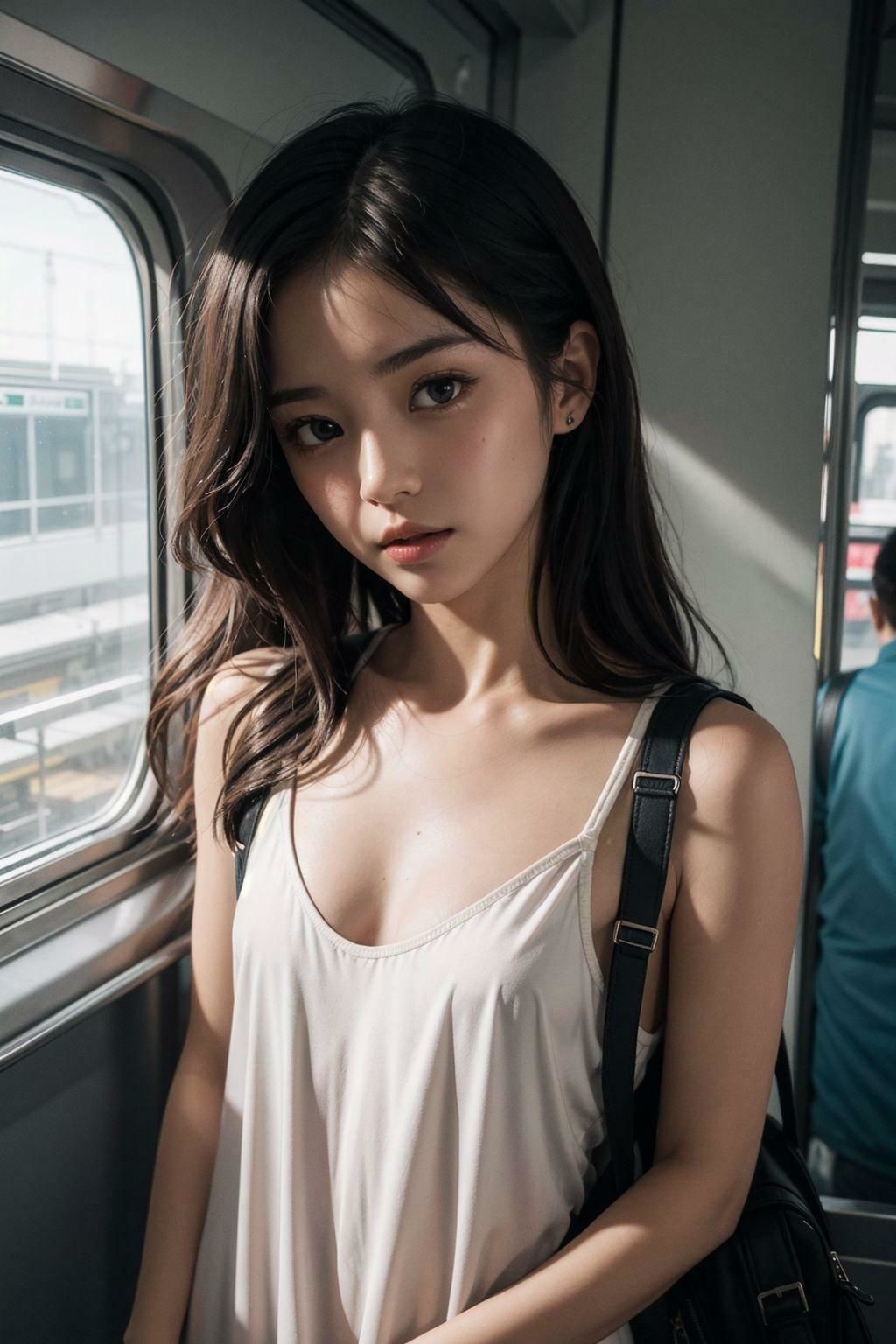 サンプル画像4:露出専用車両(朱唇の誘惑) [d_320082]