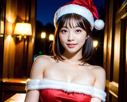 サンプル画像2:mihoサンタ(miho_AIart) [d_320116]