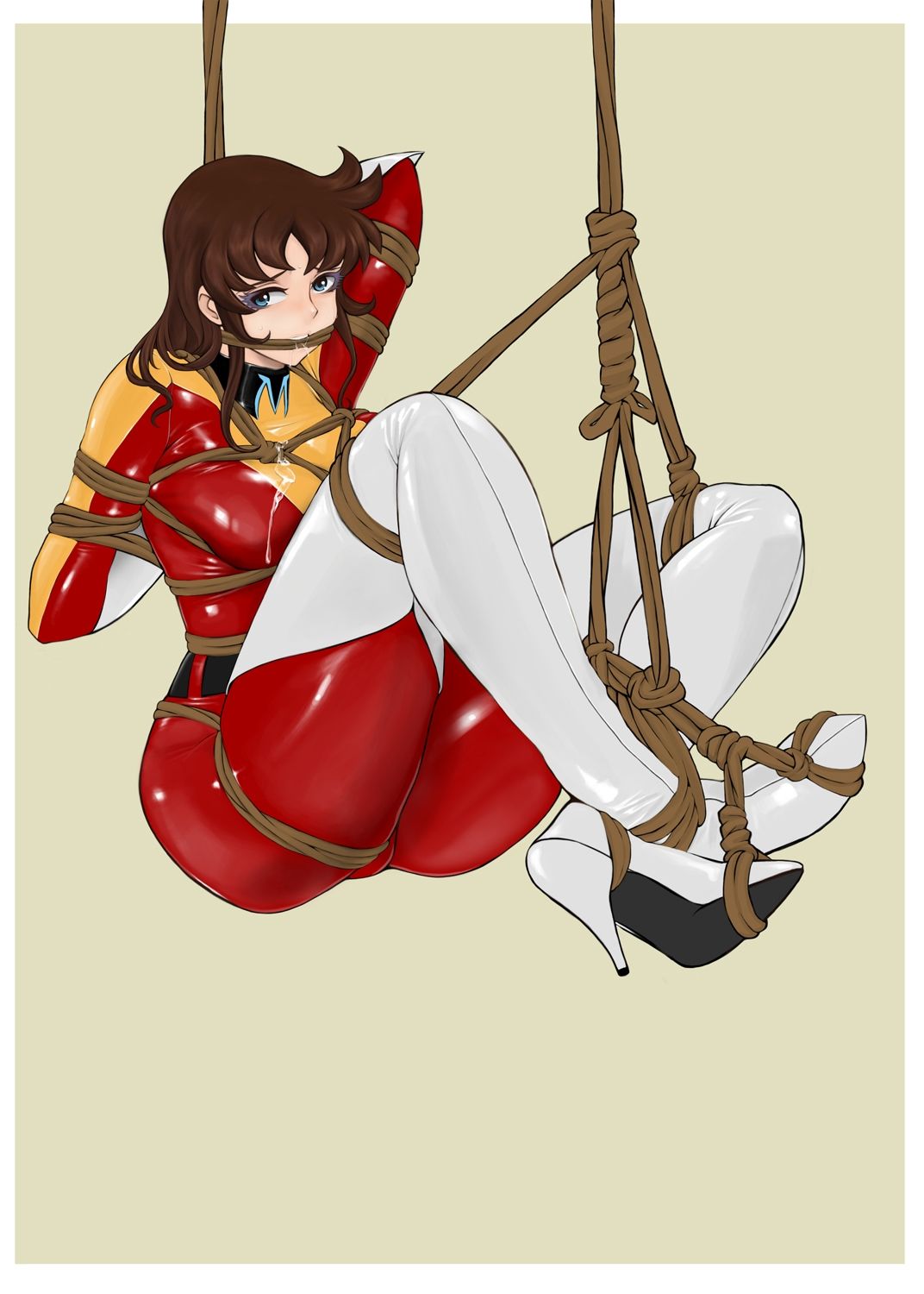 サンプル画像1:昭和的ぴっちりスーツスーパー緊縛大戦改(QUEENSLAND) [d_320157]