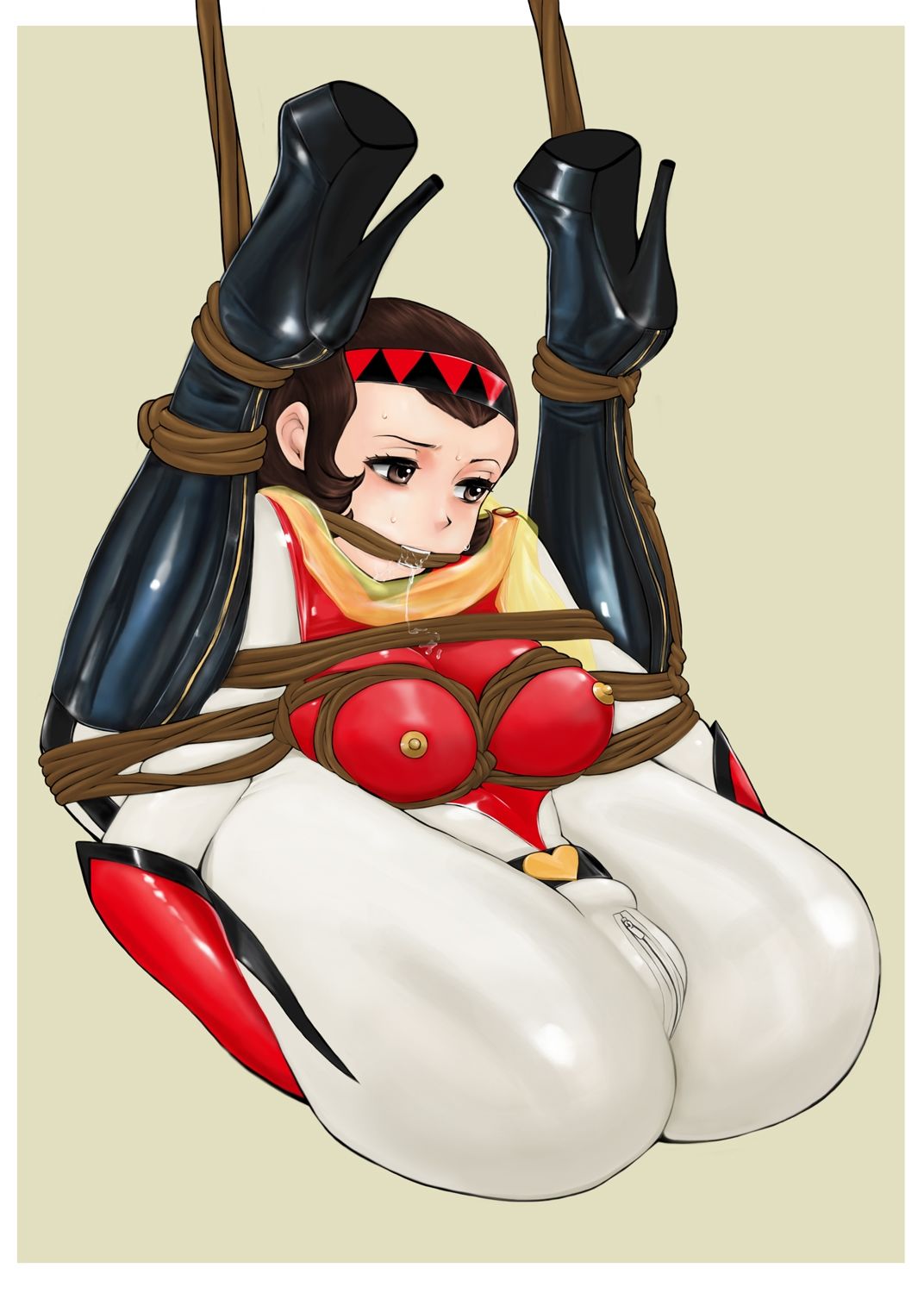 サンプル画像3:昭和的ぴっちりスーツスーパー緊縛大戦改(QUEENSLAND) [d_320157]