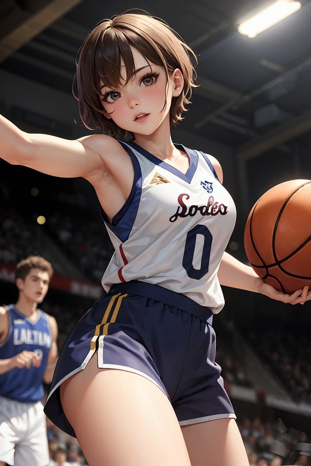 サンプル画像2:バスケ少女ビクトリア(ミリ子) [d_320177]