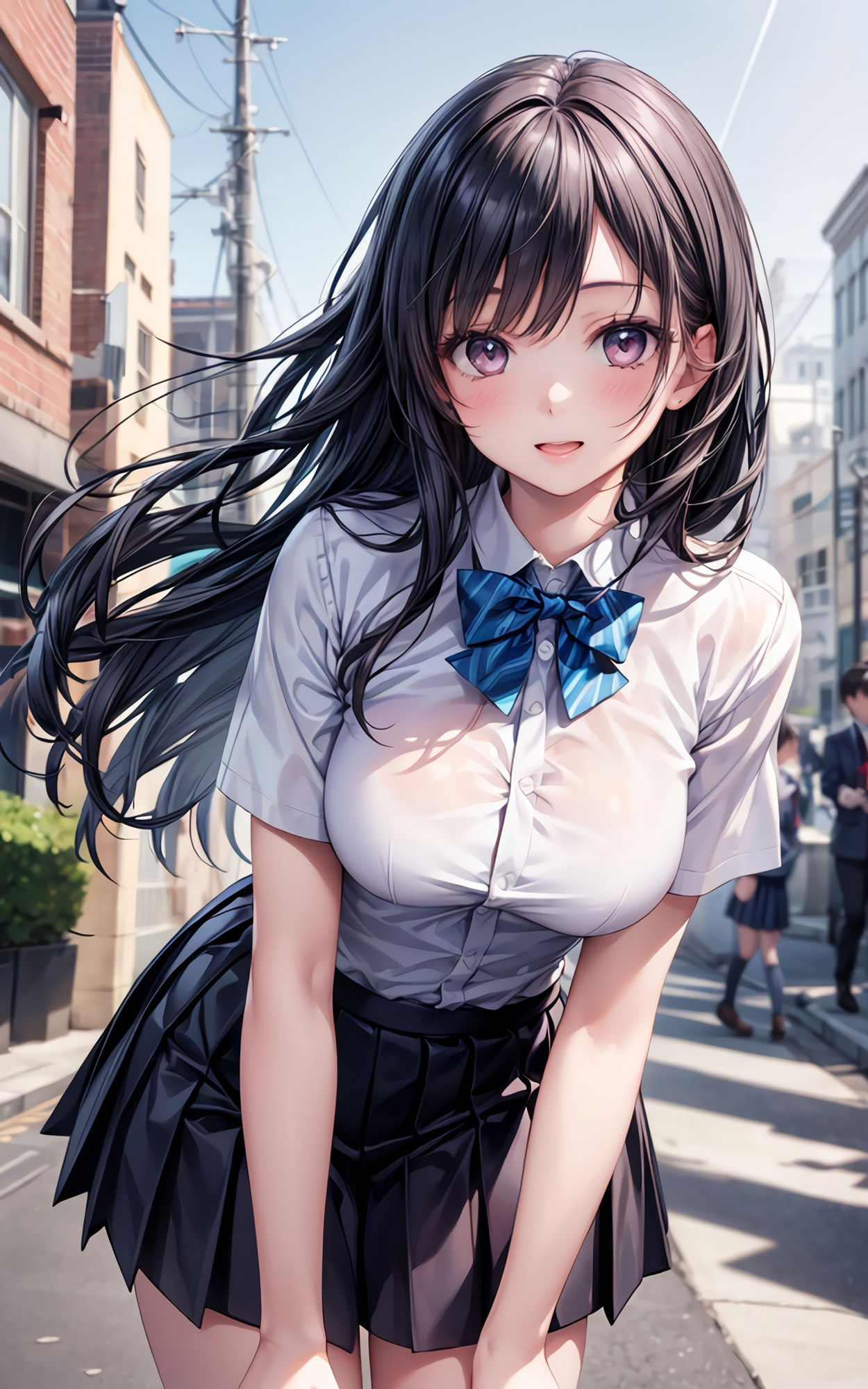 サンプル画像1:グラビア＆裏画像 JKアイドル福田うるみ(AIらぼんぬ) [d_320256]