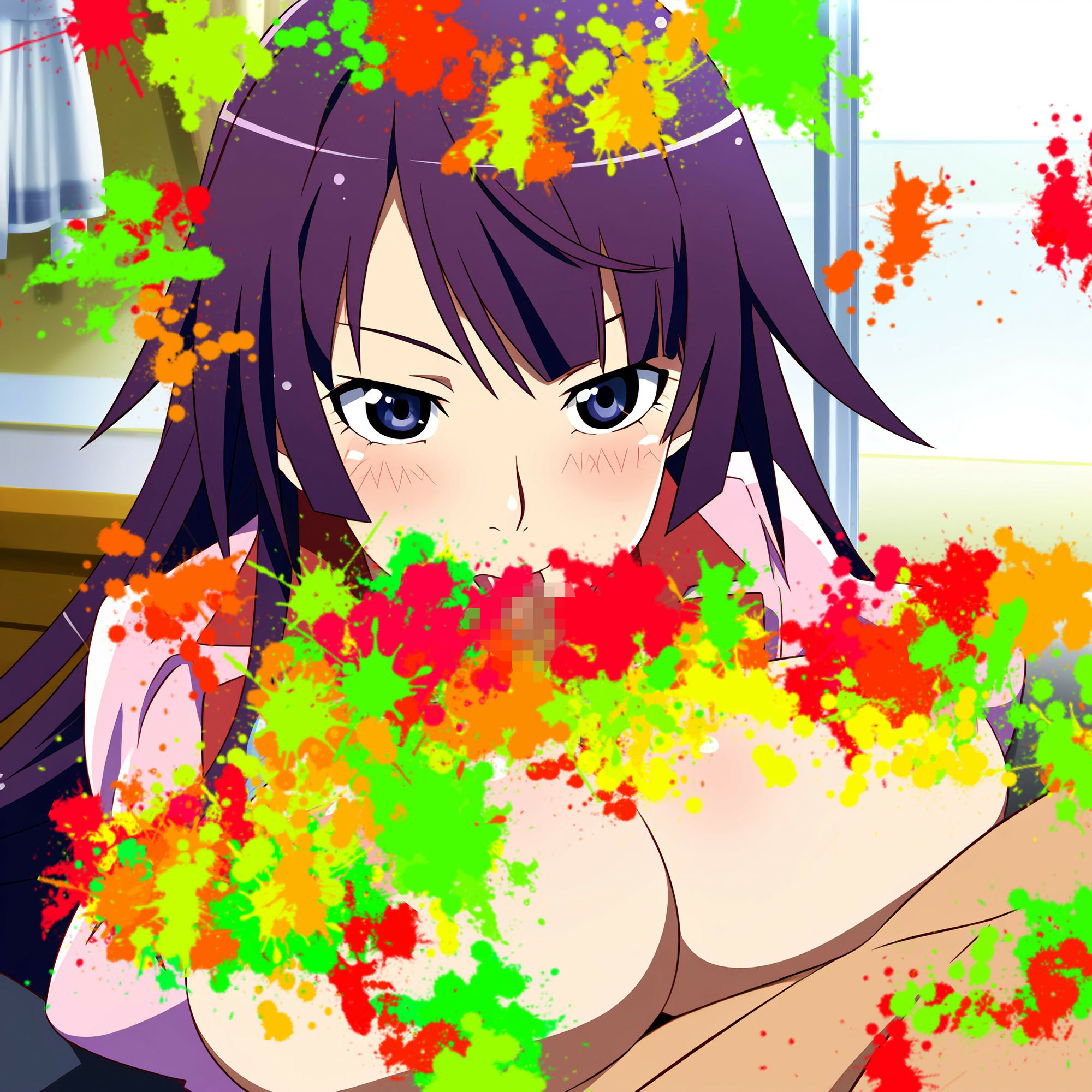 サンプル画像2:閨物語 戦場ヶ原ひたぎの場合(ある) [d_320314]