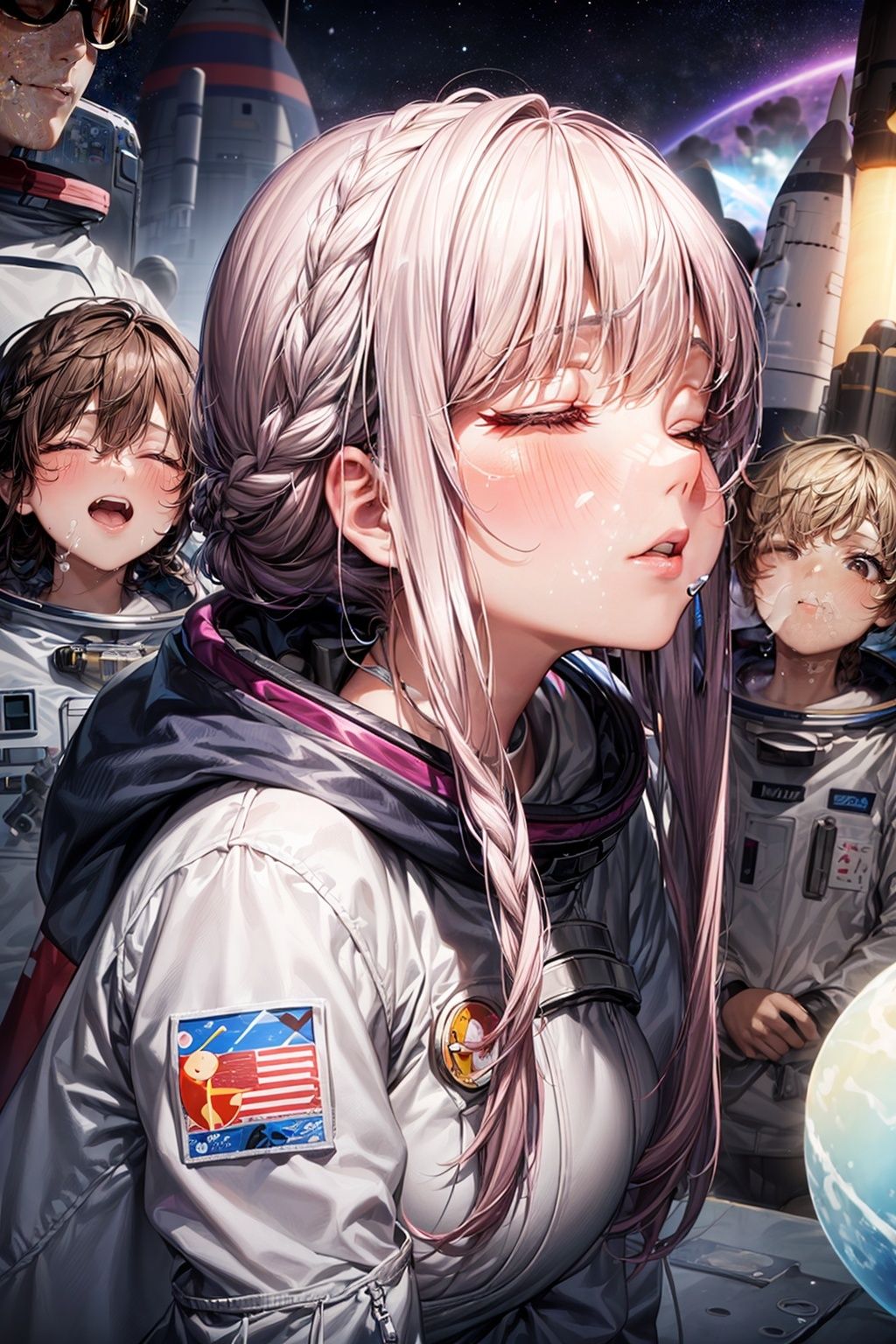 サンプル画像2:宇宙でアソコもドッキングステーション(ピクセル詩人) [d_320319]