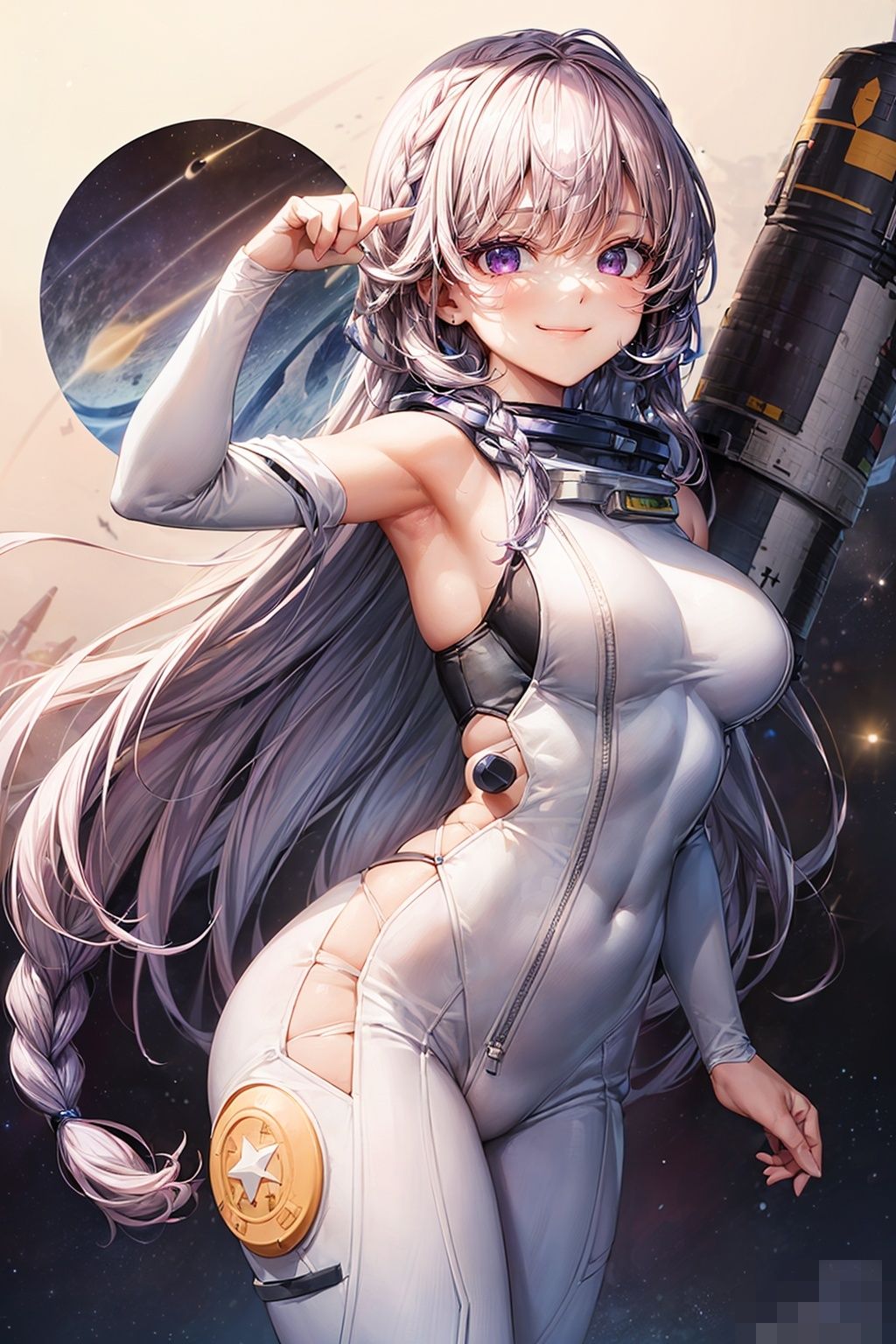 サンプル画像3:宇宙でアソコもドッキングステーション(ピクセル詩人) [d_320319]