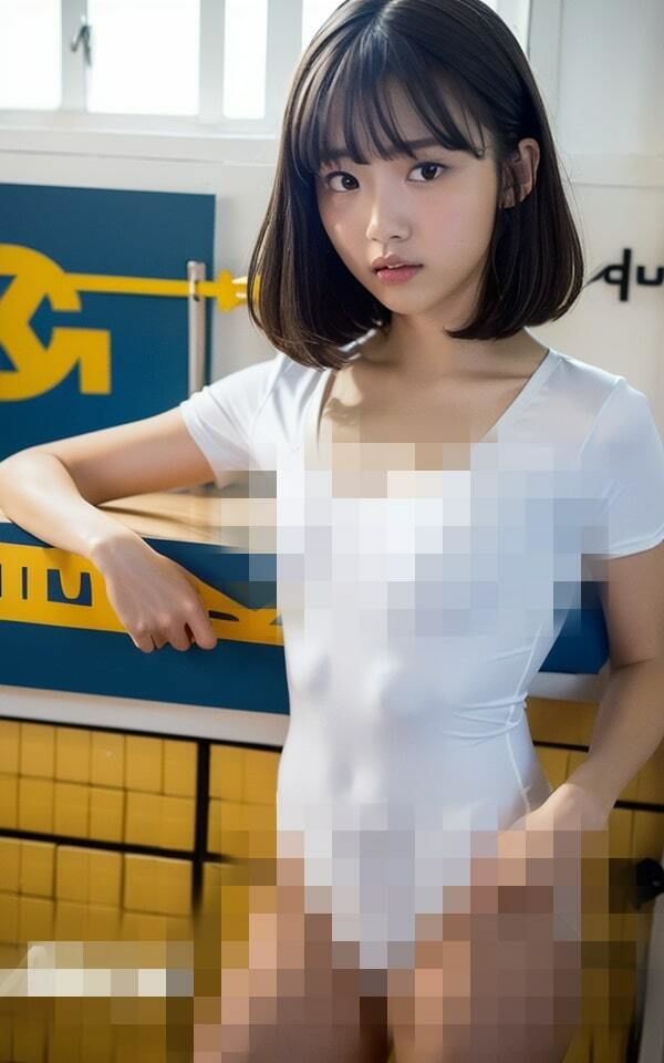 サンプル画像2:【ぺちゃぱい】地味女の体操着(ブロンドジャスティス) [d_320351]