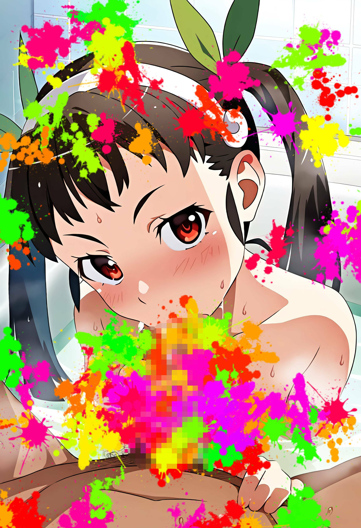 サンプル画像4:閨物語 八九寺真宵の場合(ある) [d_320464]