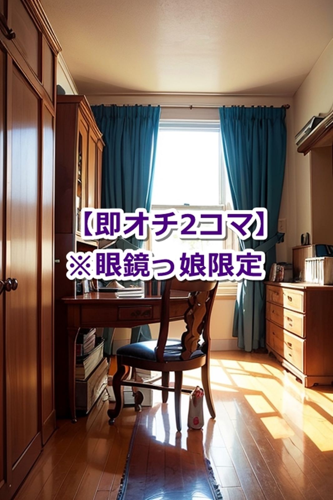 サンプル画像2:おかしなスマホアプリで「眼鏡っ娘」を【即オチ2コマ】させる話(くまとねこ屋) [d_320470]