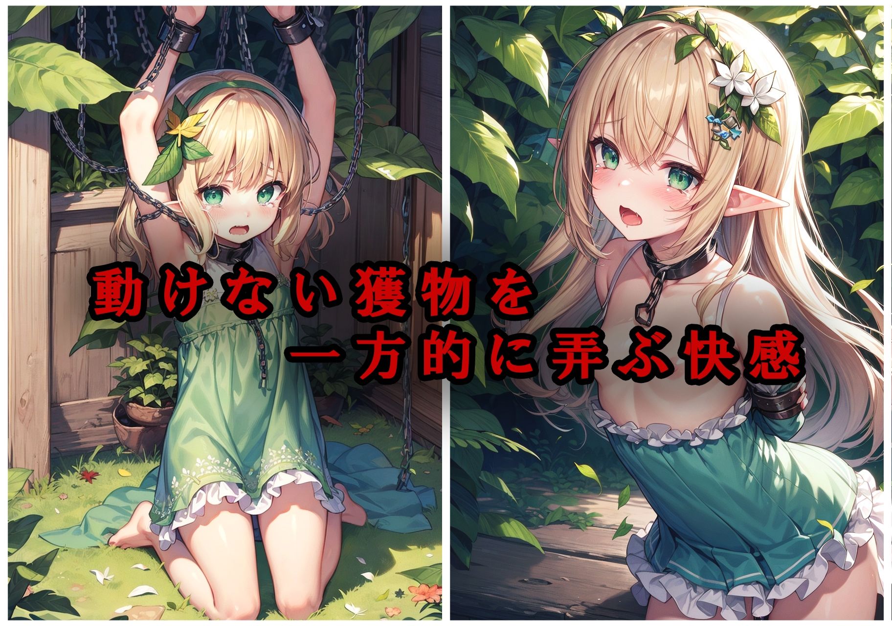 サンプル画像4:捕まえたエルフを拘束して欲望のままに禁忌を侵したい！(狼芝居) [d_320471]