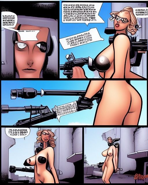 サンプル画像6:おっぱいロボット漫画用の下書き原稿データ集002(ROBOTITS) [d_320692]