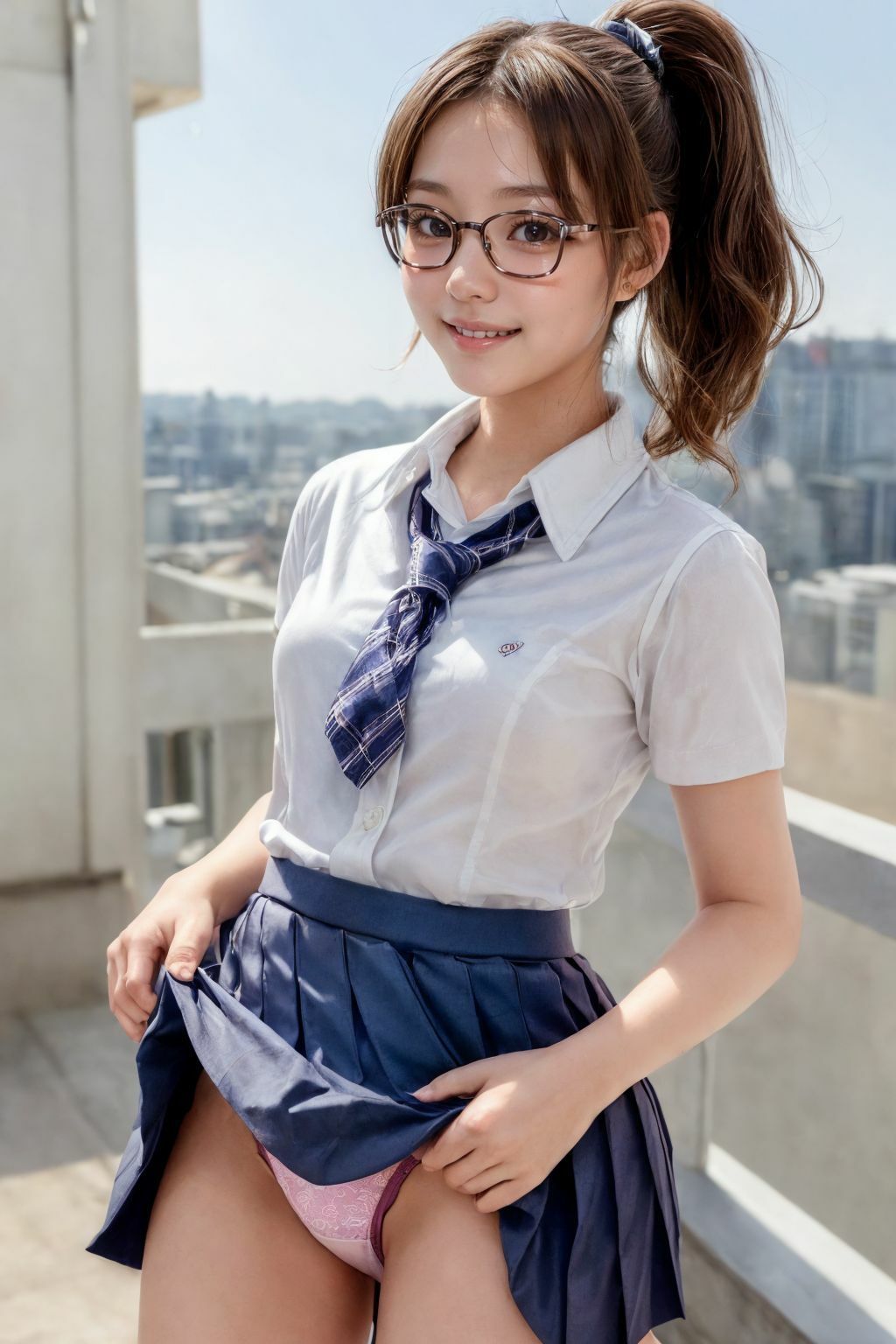 サンプル画像4:リアル少女 女子校生のパンチラ 学校編(少女クラブ) [d_320752]