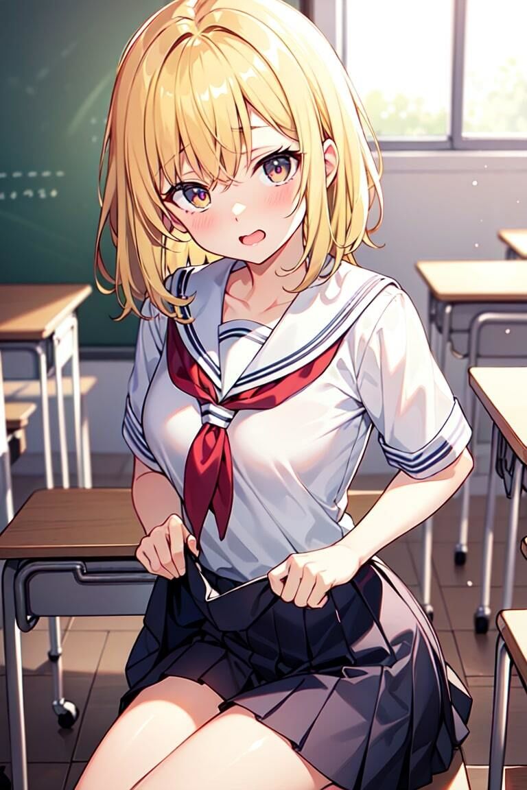 サンプル画像1:制服JKと中出しエッチ(えびはなめい) [d_320820]