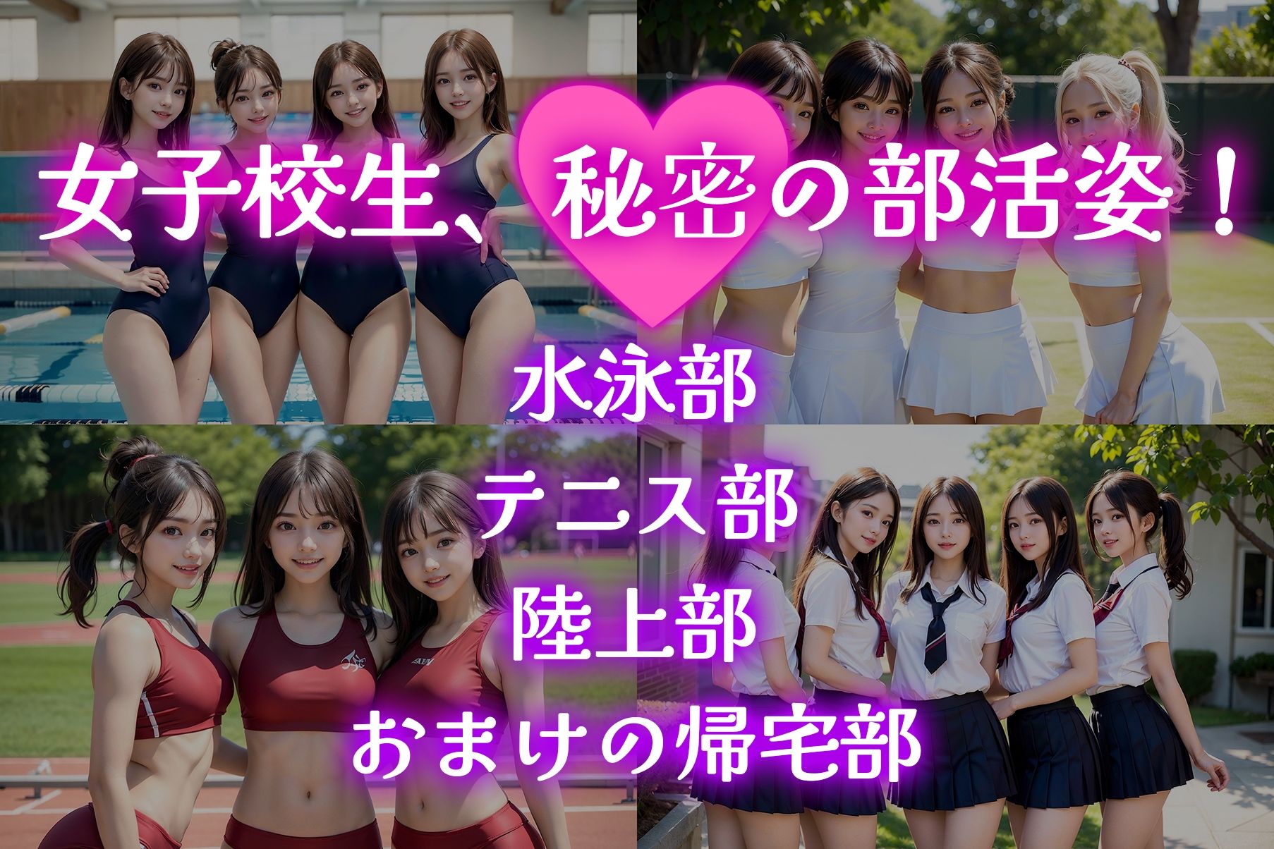 サンプル画像1:女子校生 エッチな部活姿(おくみ) [d_320840]