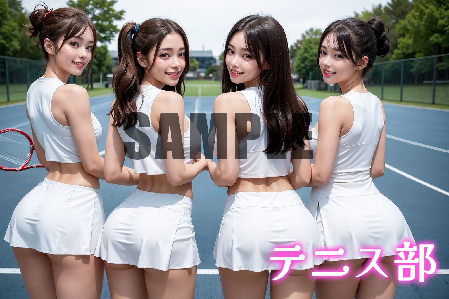 サンプル画像4:女子校生 エッチな部活姿(おくみ) [d_320840]