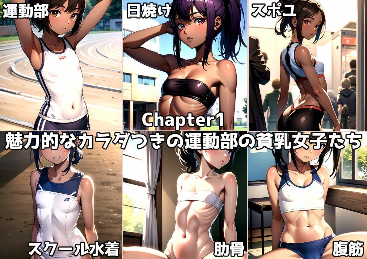 サンプル画像5:運動部の貧乳女子とえっちな部活動を楽しんだ話(あずかわ) [d_320847]