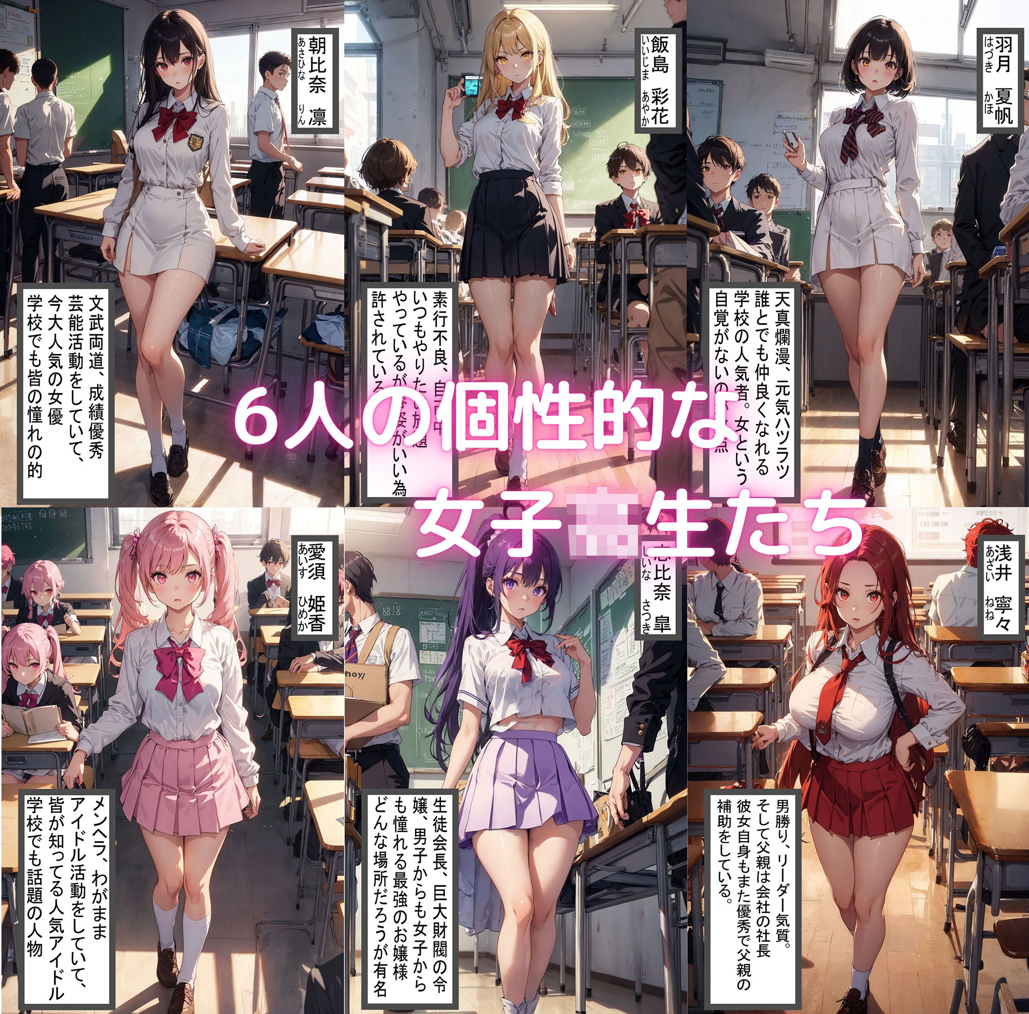 サンプル画像1:6人の訳アリ女子校生を●す話【セリフ付き】(ゆゆの森) [d_320860]