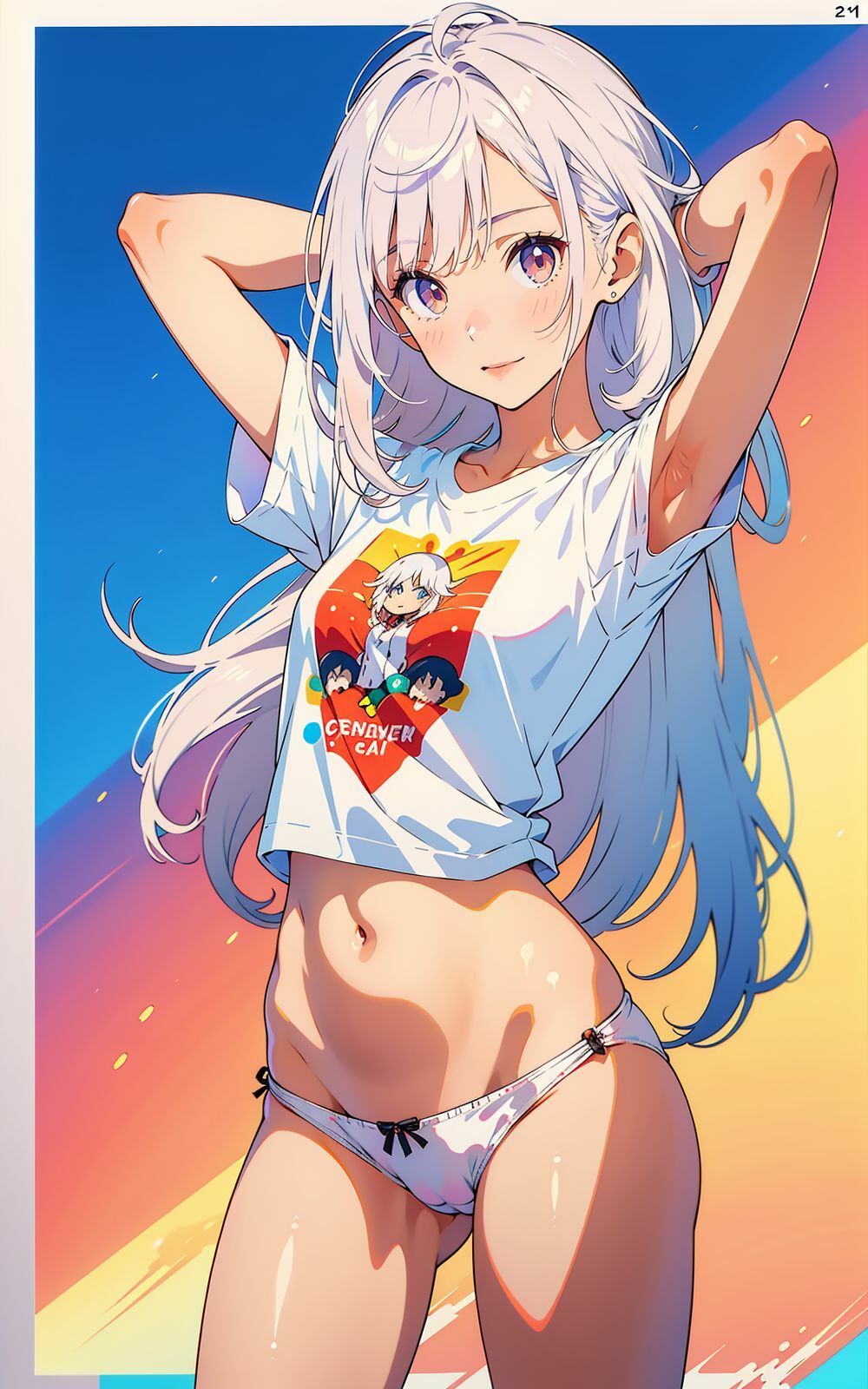 サンプル画像3:New Model シャツとパンツ 1(AI ヤン) [d_320914]