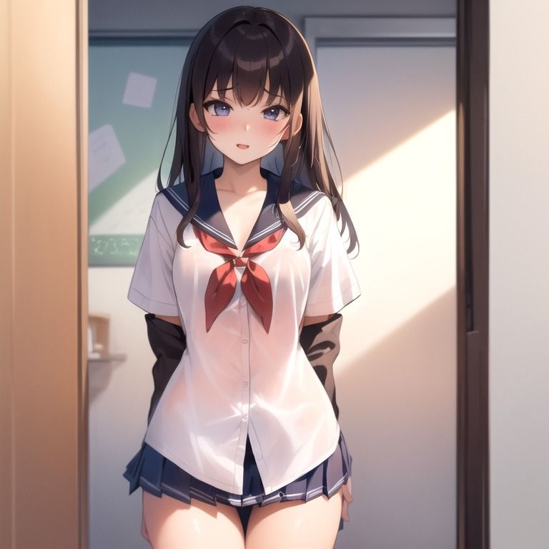 サンプル画像2:【僕だけの後輩】 僕を慕ってくれる後輩たちに ワンチャンどこまで イケるか試してみた ＃1(美女の親指) [d_320946]