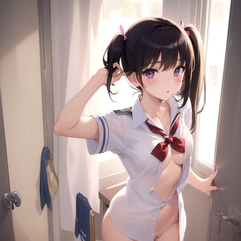 サンプル画像3:【僕だけの後輩】 僕を慕ってくれる後輩たちに ワンチャンどこまで イケるか試してみた ＃1(美女の親指) [d_320946]