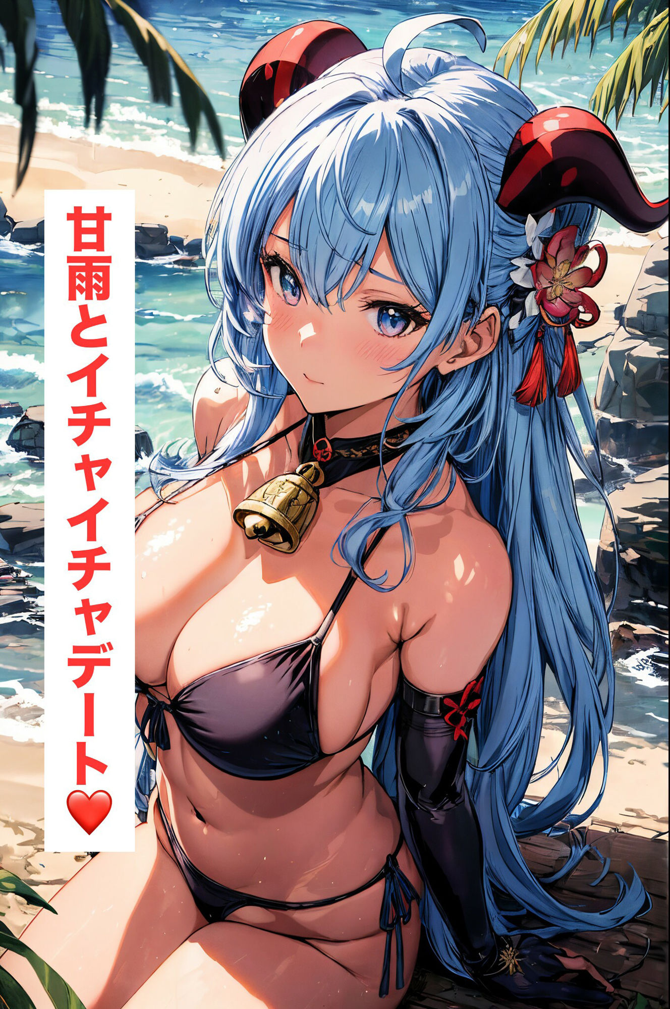 サンプル画像1:甘雨ちゃんとイチャイチャデート！(Foxymagicalgirl) [d_321015]