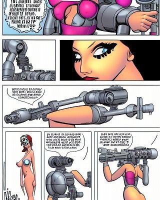 サンプル画像1:おっぱいロボット漫画用の下書き原稿データ集005（画像200枚、商用利用OK）(ROBOTITS) [d_321023]