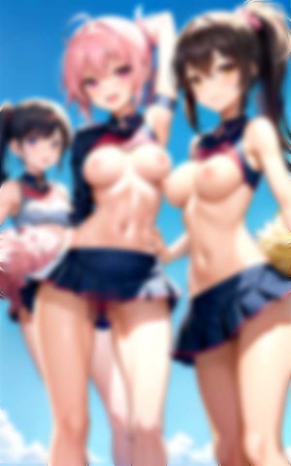 サンプル画像1:淫乱チア部 試合後の情事(高画質妄想写真集) [d_321032]