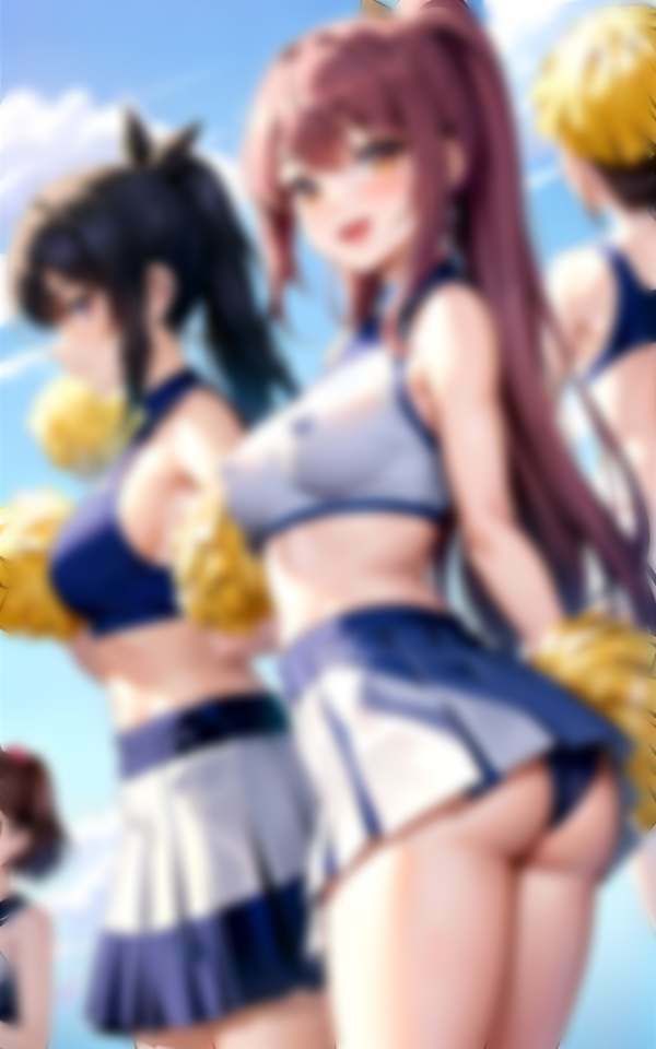 サンプル画像2:淫乱チア部 試合後の情事(高画質妄想写真集) [d_321032]