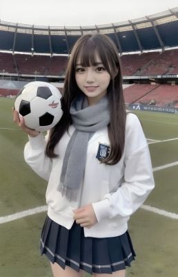 サンプル画像3:冬のサッカー選〇権大会SSS級マネのマル秘活動(AIコスプレ美女) [d_321063]