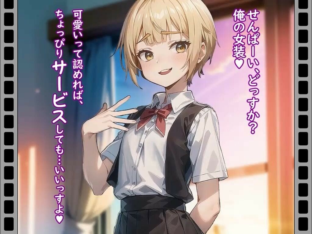 サンプル画像2:ボクに触れてみる？〜立体視差ループアニメーション〜(もにみっと) [d_321080]