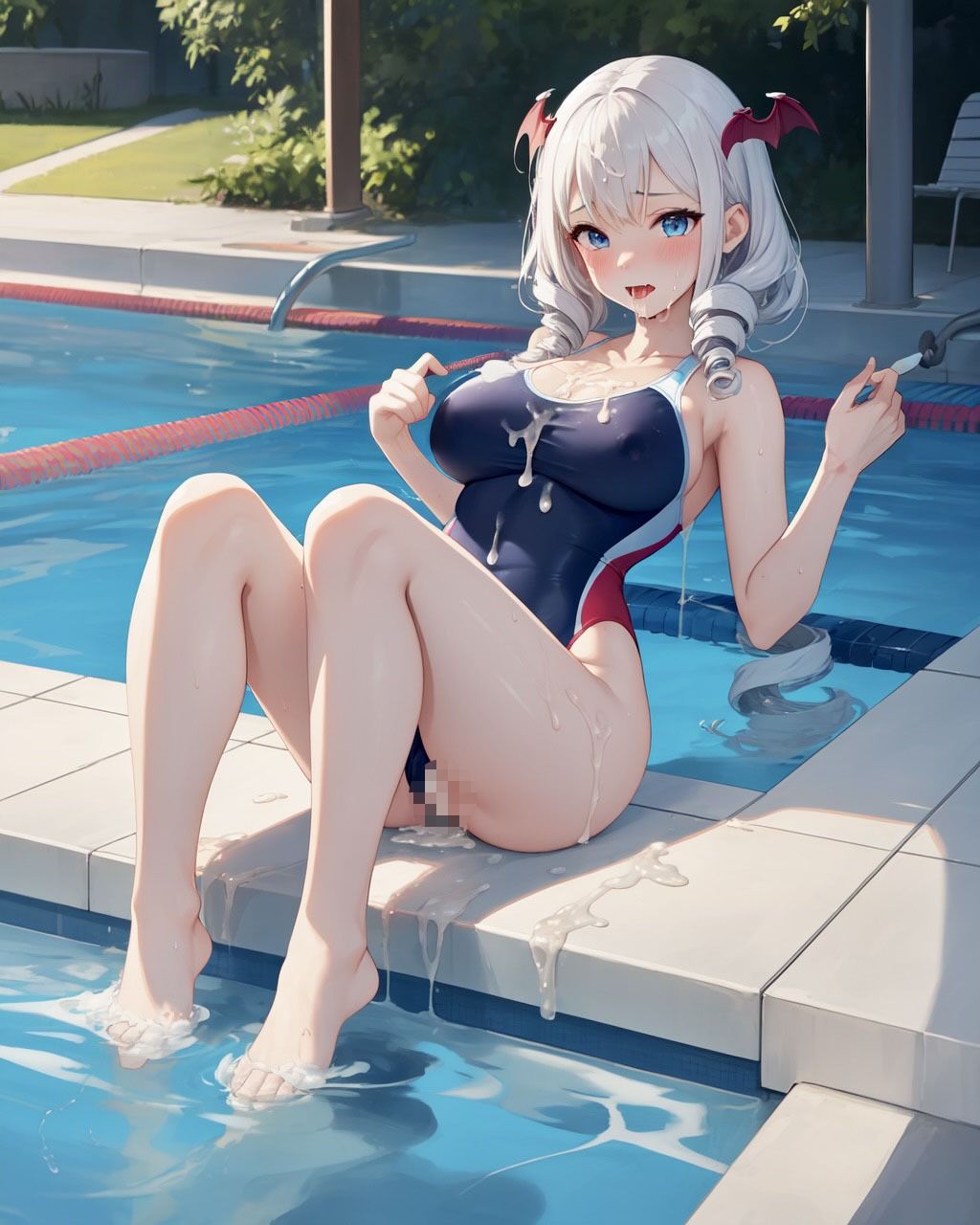 サンプル画像2:転校してきたヴァンパイアがクソエロかった件について(あい編集部) [d_321086]