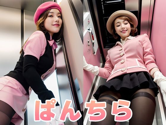 サンプル画像3:【全480枚】「エレベーターガール」 制服と裸のギャップに躍動感が宿る！ -AIで描く究極の美女達-(AIで絶世の美女を作る) [d_321133]