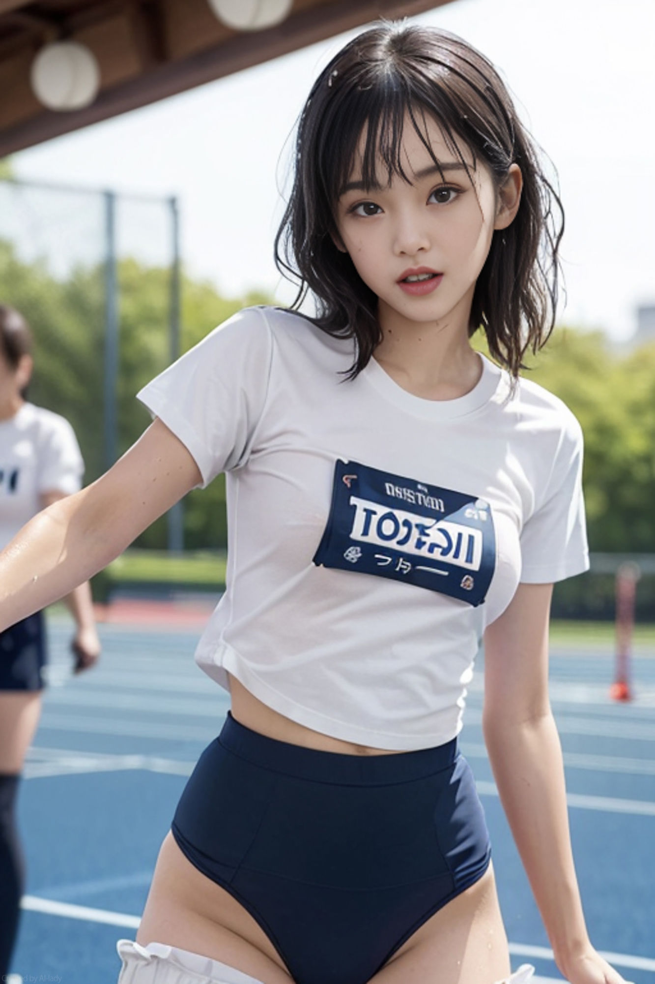 サンプル画像3:AIヌード写真館 029「ブルマ」(AI-lady) [d_321171]