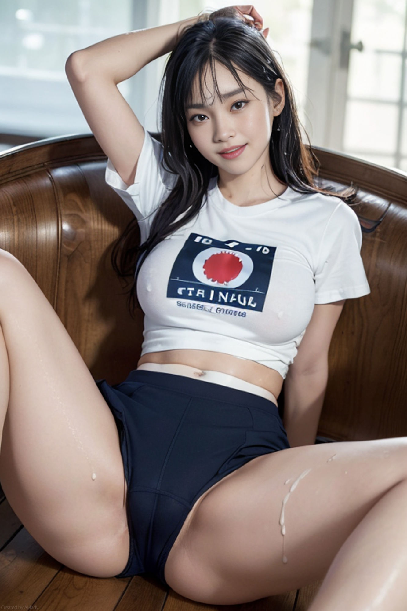 サンプル画像6:AIヌード写真館 029「ブルマ」(AI-lady) [d_321171]