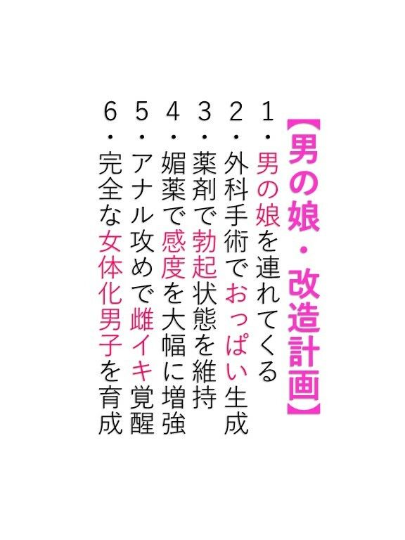 サンプル画像1:男の娘をメスイキで雌化の調教研究室・尻穴アナル中出し＜女体化・ふたなり＞セリフ付き(撮影記録イラスト係) [d_321177]