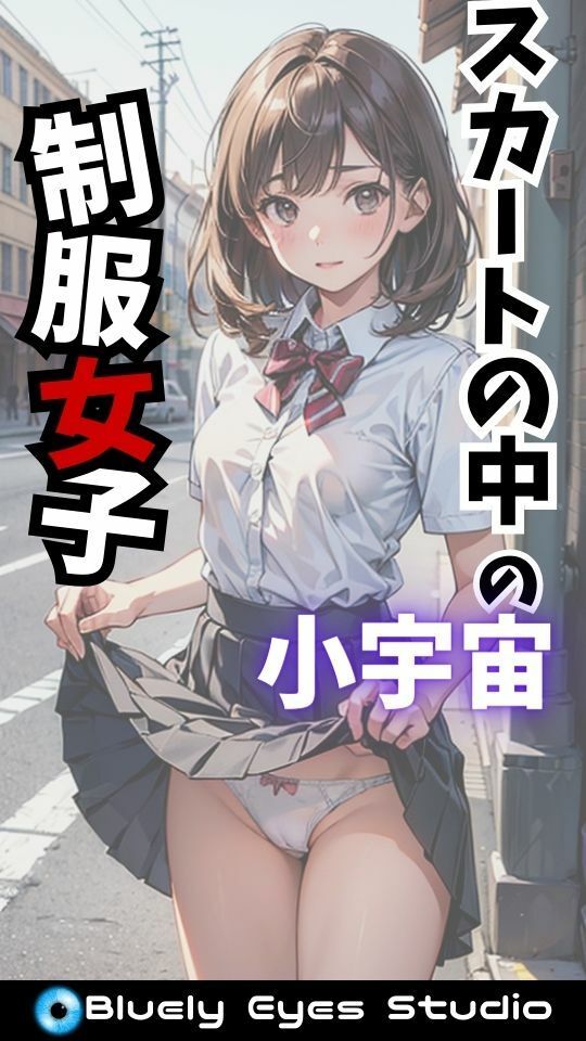 サンプル画像1:『制服女子』スカートの中の小宇宙(Bluely Eyes Studio) [d_321192]