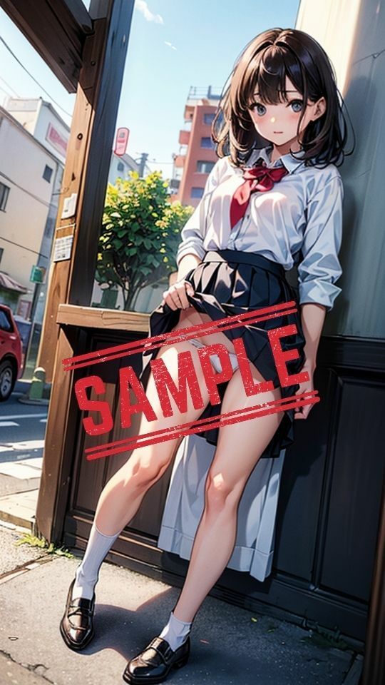 サンプル画像4:『制服女子』スカートの中の小宇宙(Bluely Eyes Studio) [d_321192]