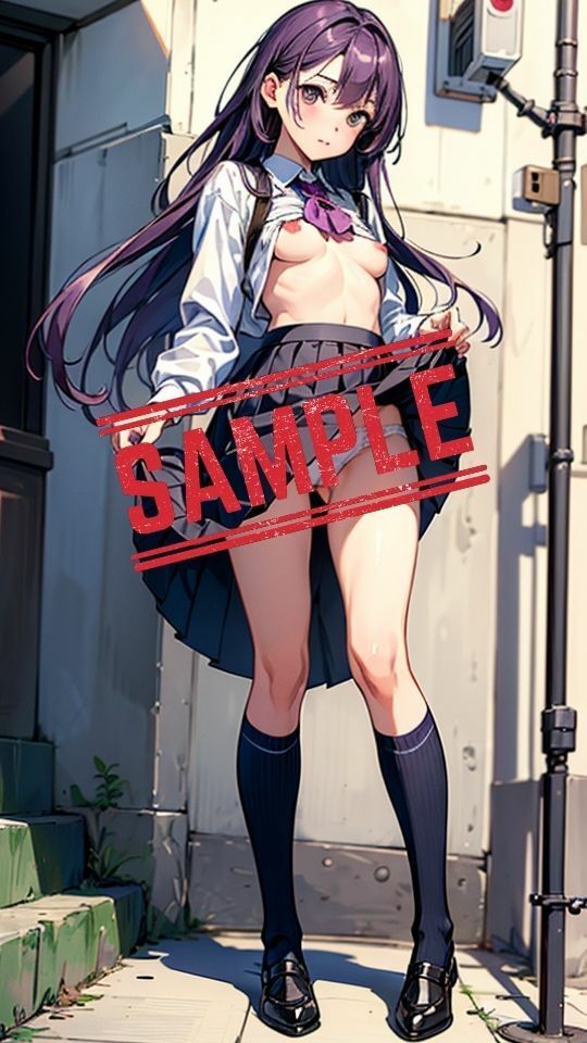 サンプル画像6:『制服女子』スカートの中の小宇宙(Bluely Eyes Studio) [d_321192]