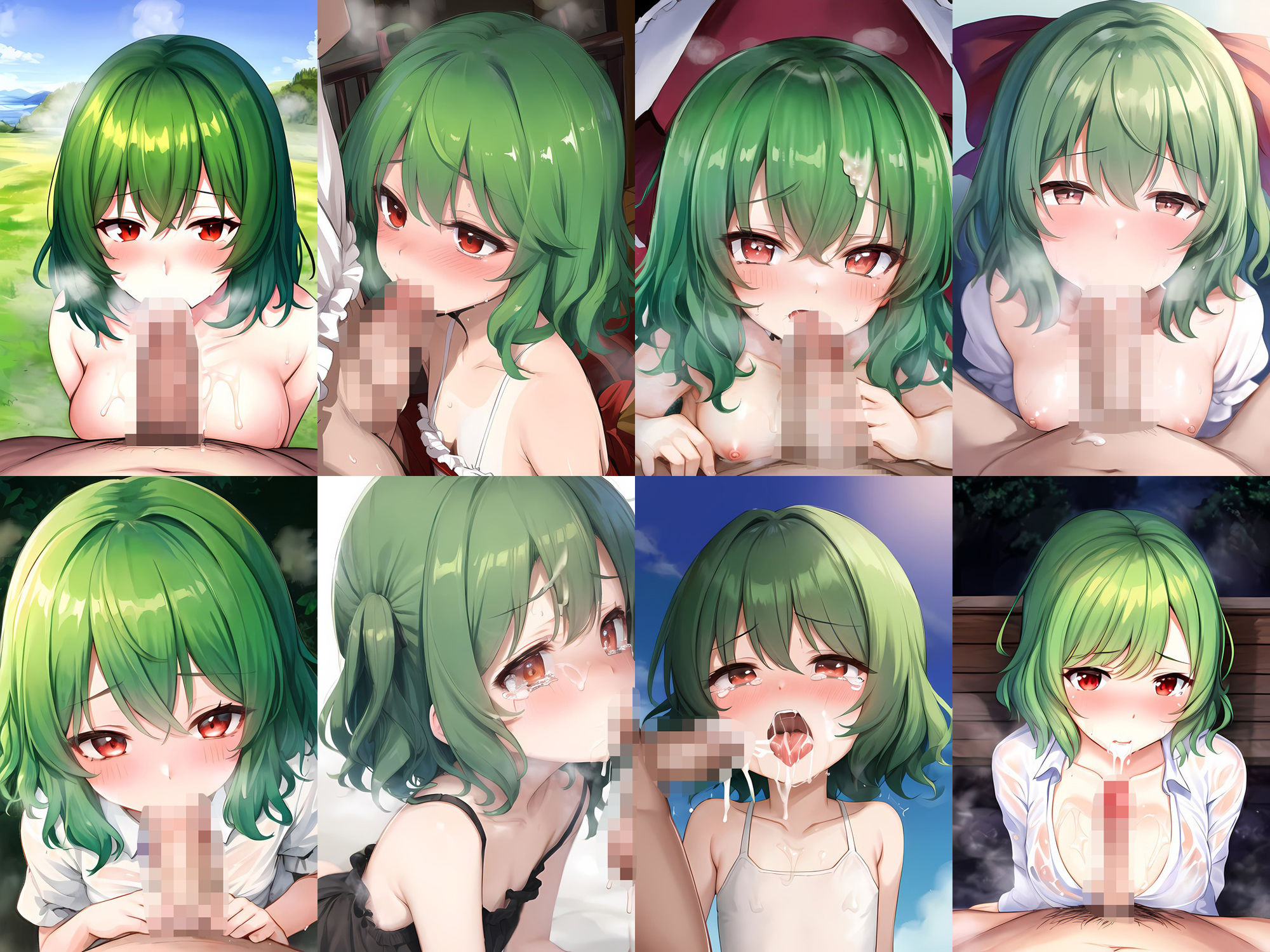 サンプル画像1:フラワーマスターフェラHCG集130枚(あいそぼ) [d_321206]