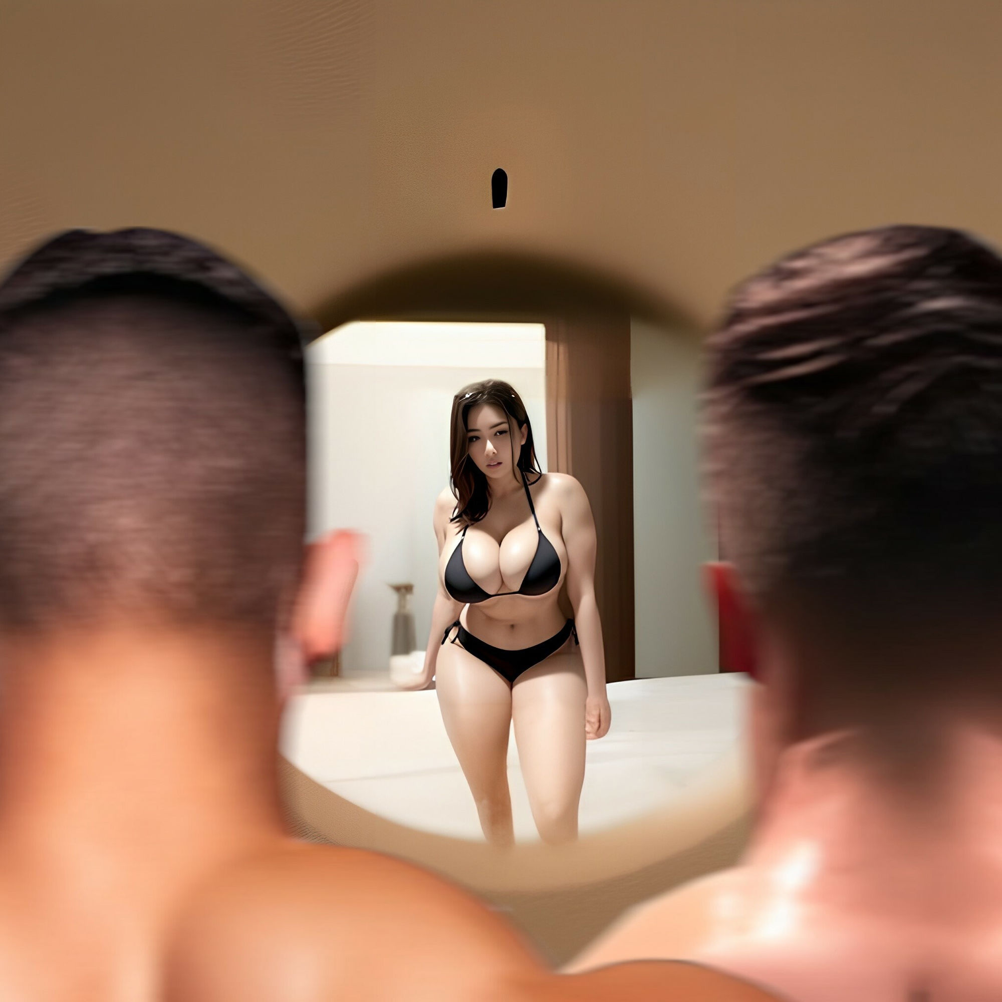 サンプル画像2:覗かれる人妻(痴女妻) [d_321213]