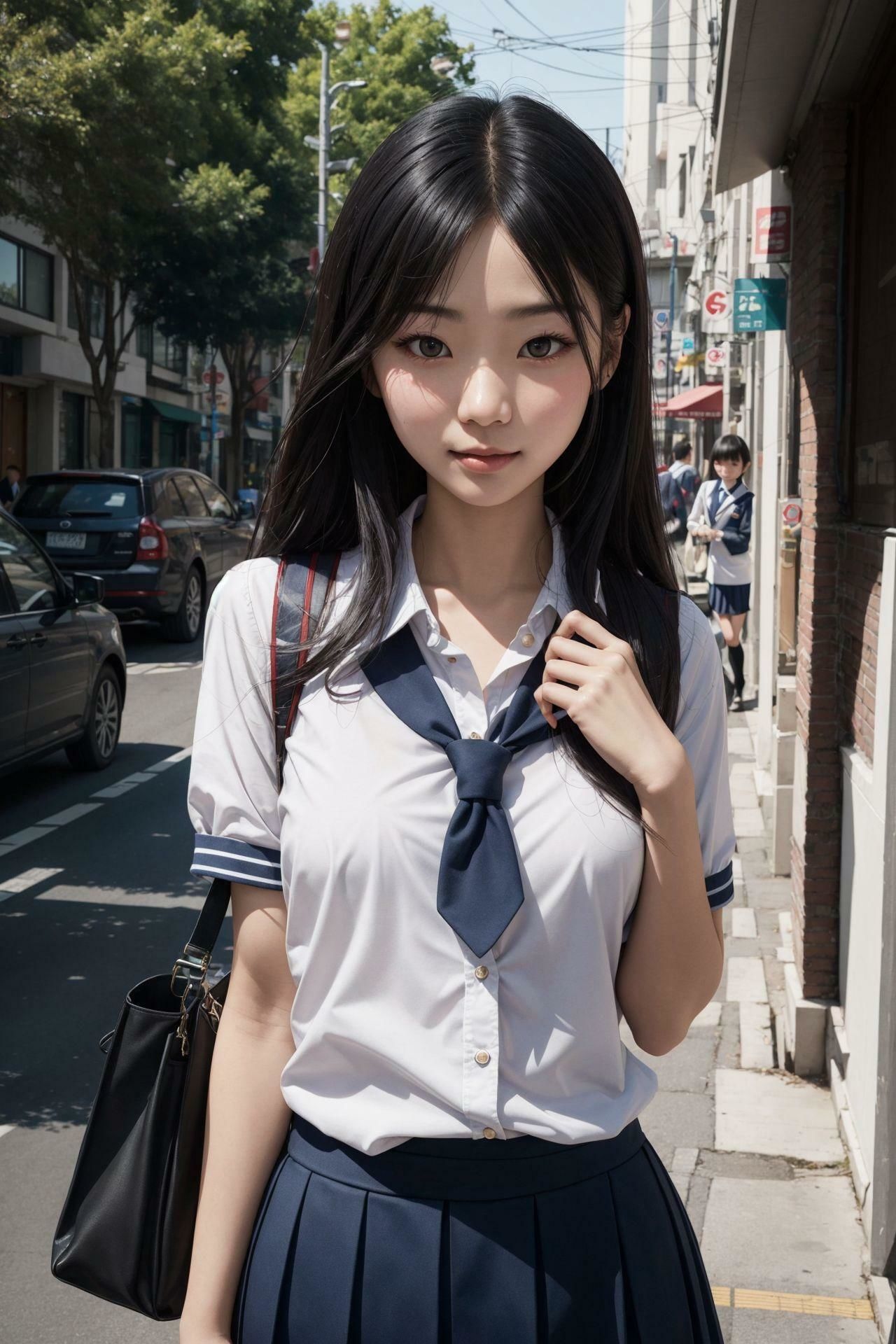 サンプル画像2:制服美少女ハーヴェスティ(深紅の誘惑) [d_321263]